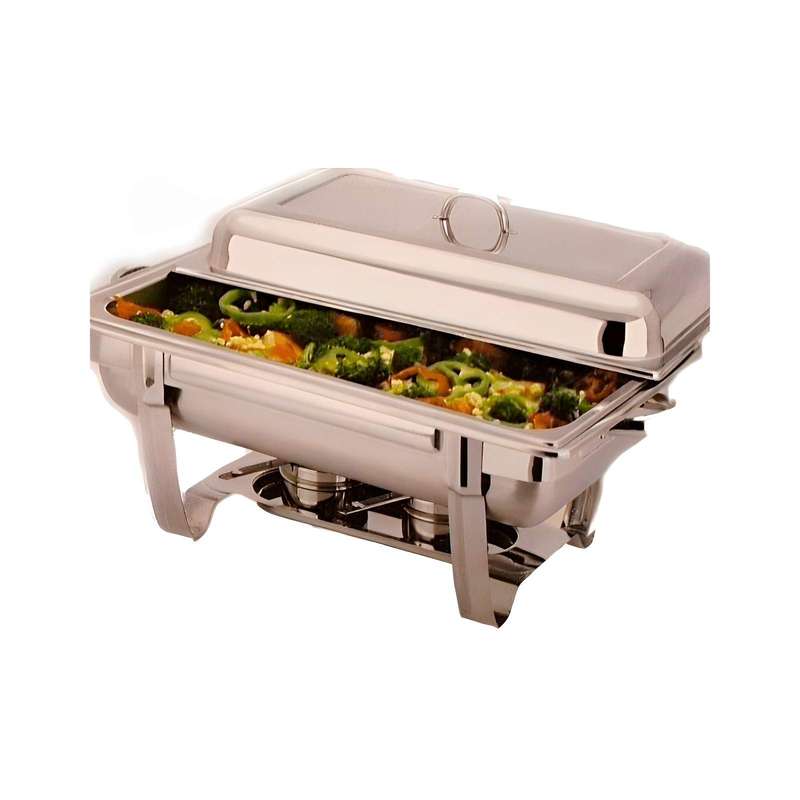 Two Burner Chafing Dish with Single Pan