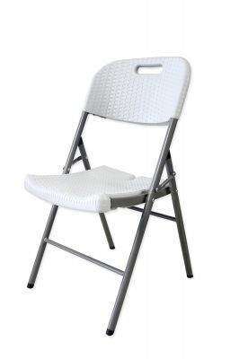 SMTE Ally & Co Folding Rattan Chair - White with keychain