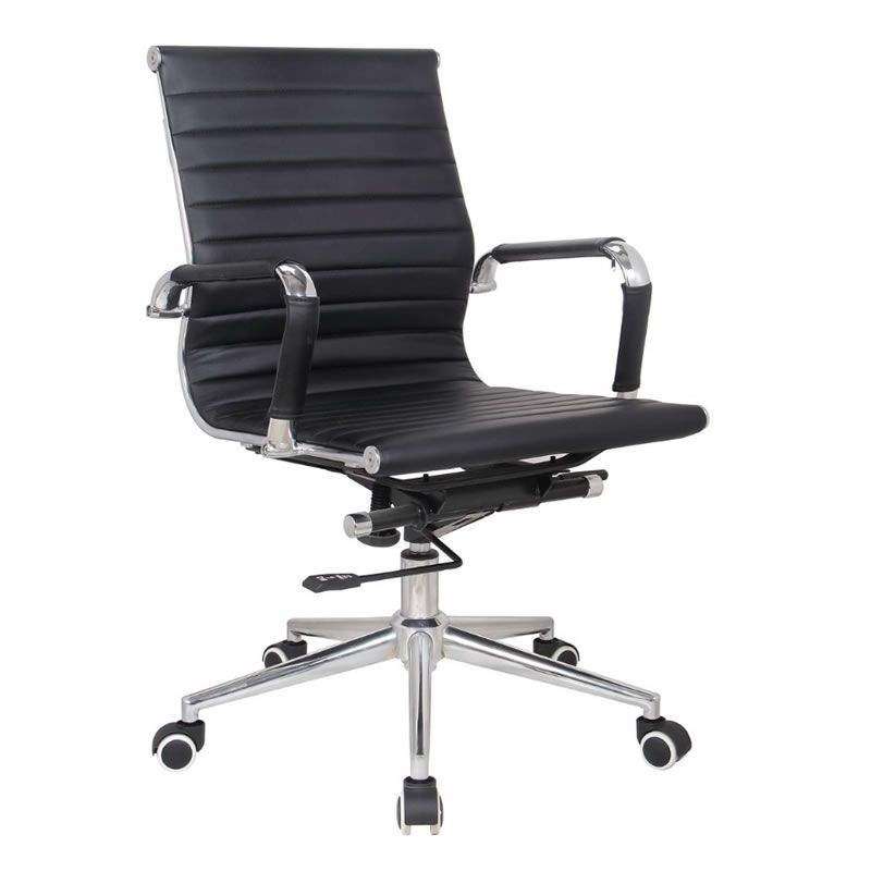 SMTE Medium Back Modern Office Chair -818B with keychain