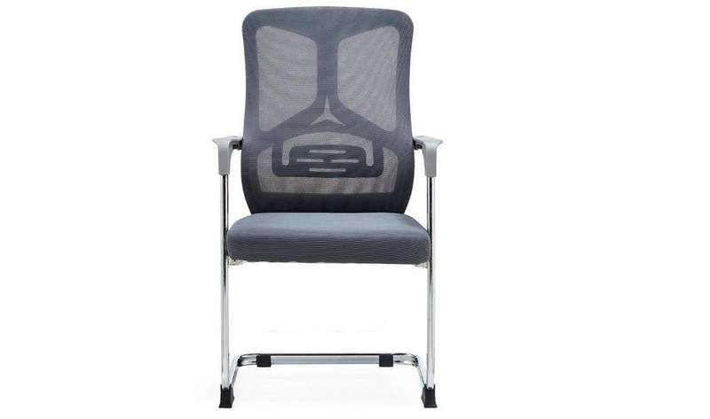 SMTE Light Weight Black Color Mesh Visitor Chair with keychain