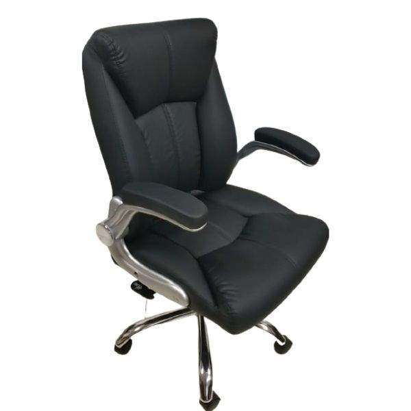 SMTE Kai Luxury Faux Leather office chair with adjustable armrests with keychain