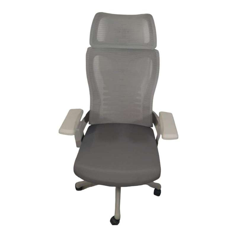 SMTE Focus Office Desk Chair - Black-A03 - Grey with keychain