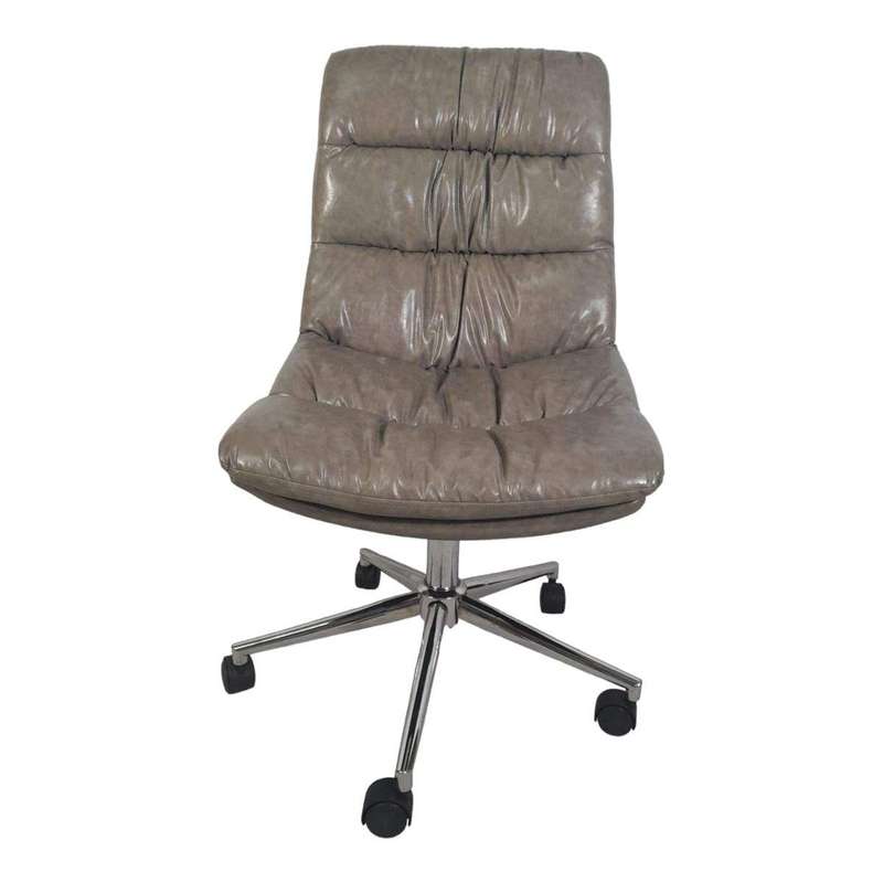 SMTE Executive Leather Office Chair A7-Brown with keychain