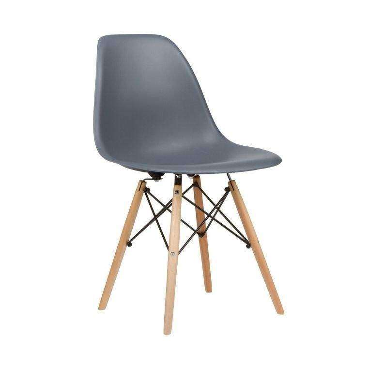 SMTE Emmy Chairs - Pack of 4 - Dolphin Grey with keychain