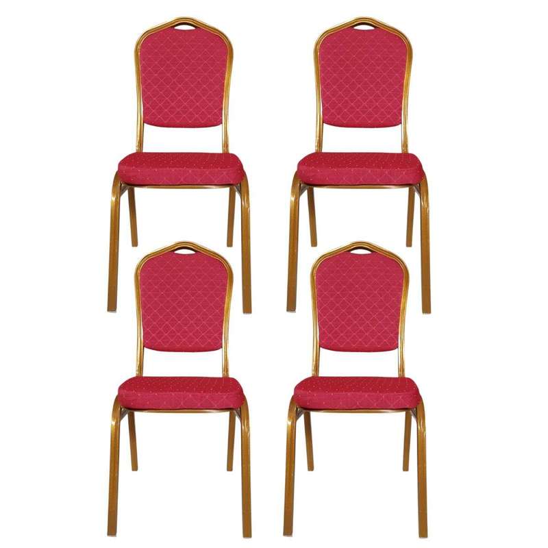 SMTE Conference Chair - Red - Set of 4 with keychain