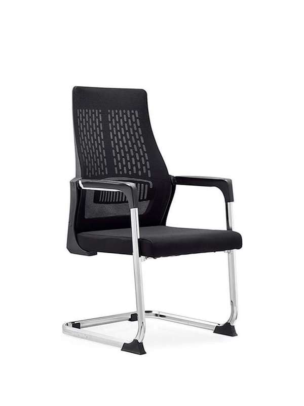 SMTE Black Visitors Office Chair with keychain
