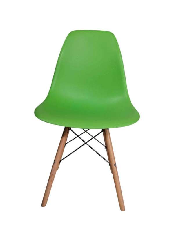 SMTE A304 Modern Plastic Chair - Green with keychain