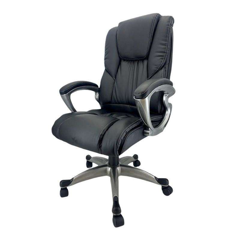 SMTE 360? Swivel Function Executive Leather Office Chair 8857A - Black with keychain