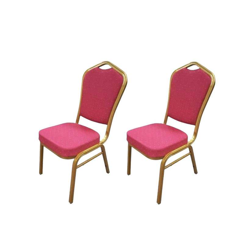 SMTE 2 Quality Fabric Function - Hospitality Chair - Red with keychain