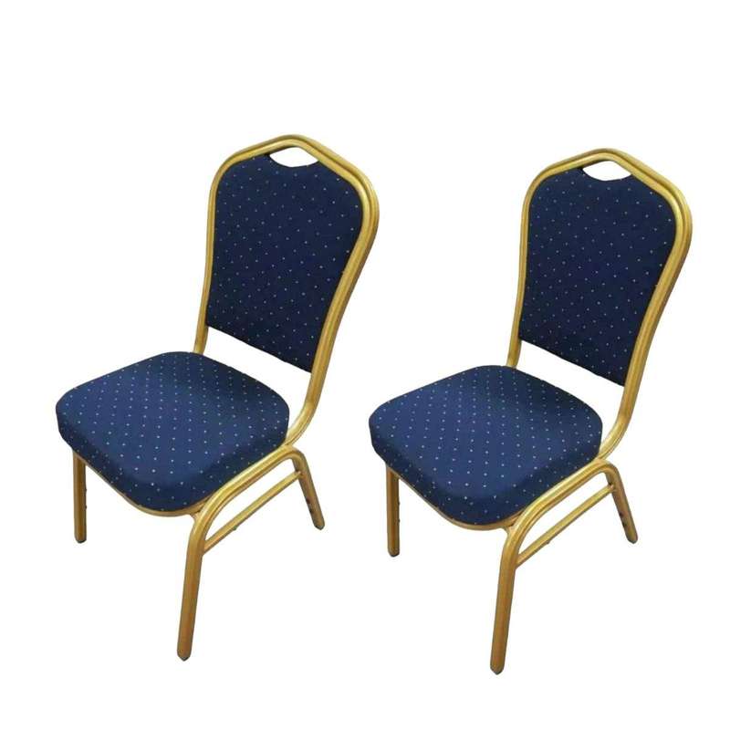 SMTE 2 Quality Fabric Function - Hospitality Chair - Blue with keychain