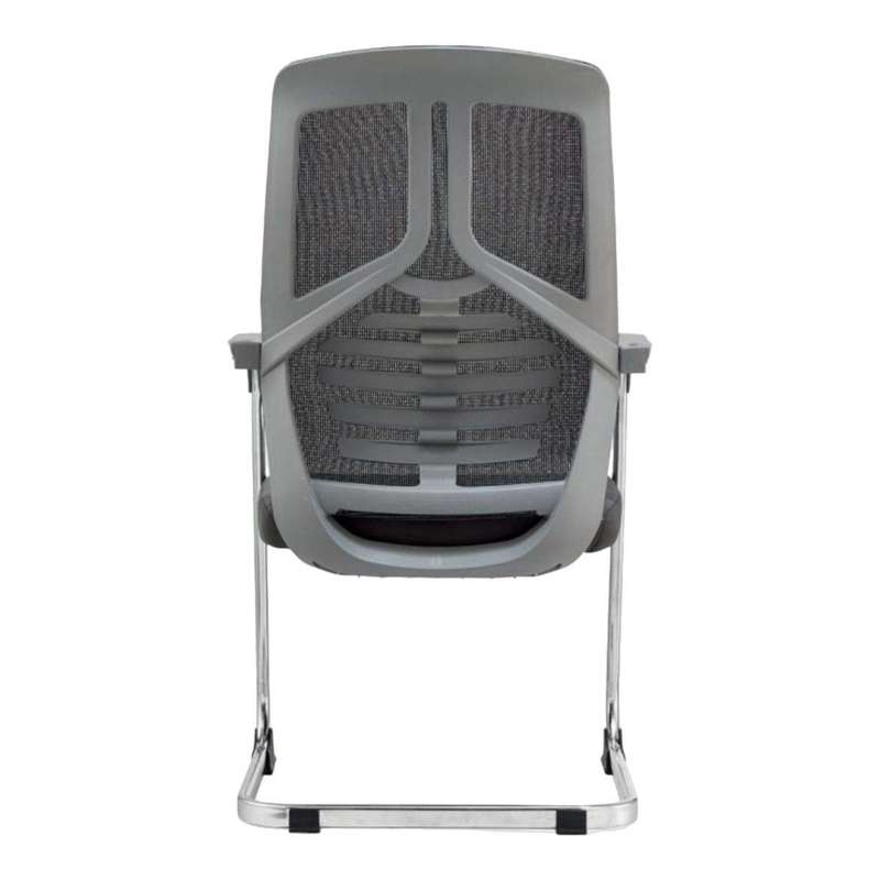 Smte - Mesh Office Chair-Grey-C717 with keychain