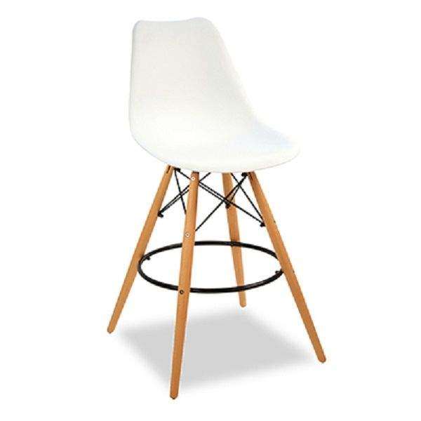 SMTE - #725 Bar Chair - White with keychain