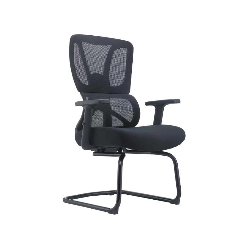 SMTE Visitor Mesh Office Chair - Black with keychain