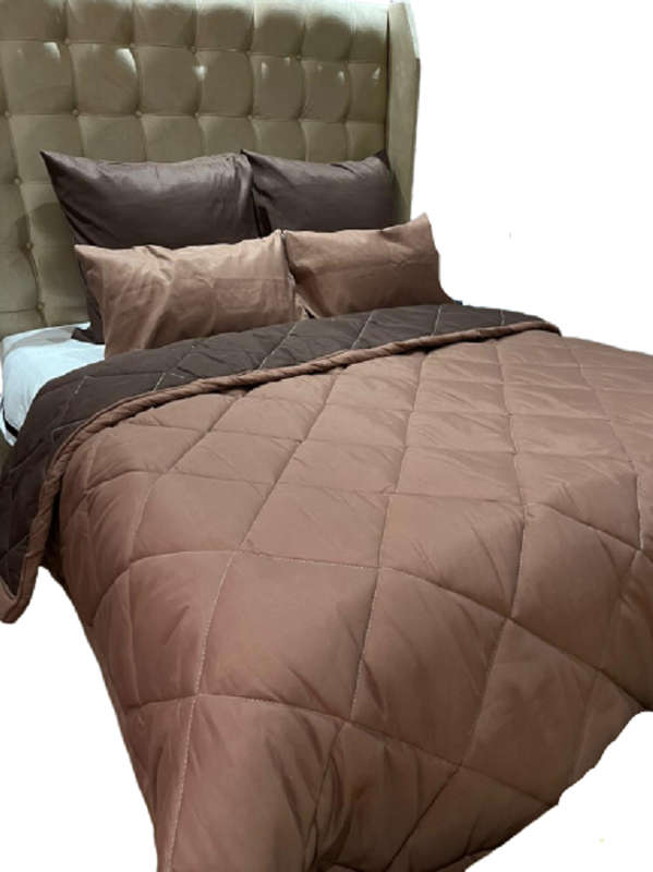 SMTE 5 Piece Reversible Comforter - 10 - Queen with keychain