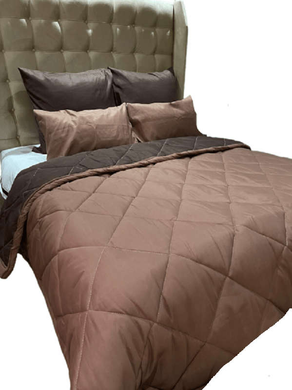 SMTE Stunning 10 - 5 Piece Reversible Comforter Set - Queen with keychain