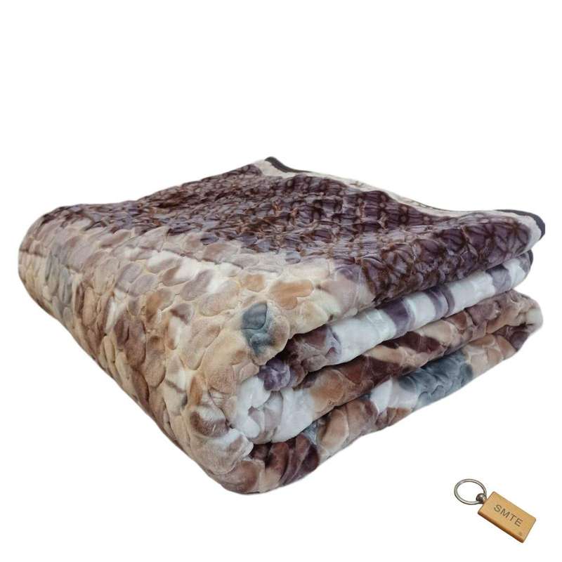 SMTE Floral Whispers - The 1 Ply Blanket Collection and Keyring - Cream with keychain