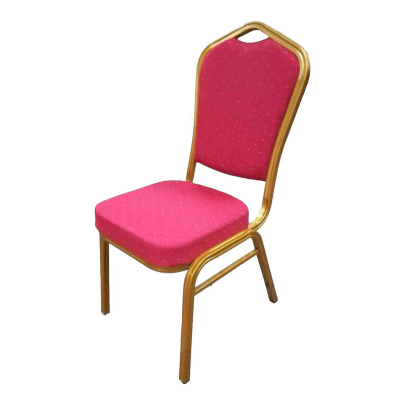 SMTE Quality Fabric Function / Hospitality Chair - Red with keychain