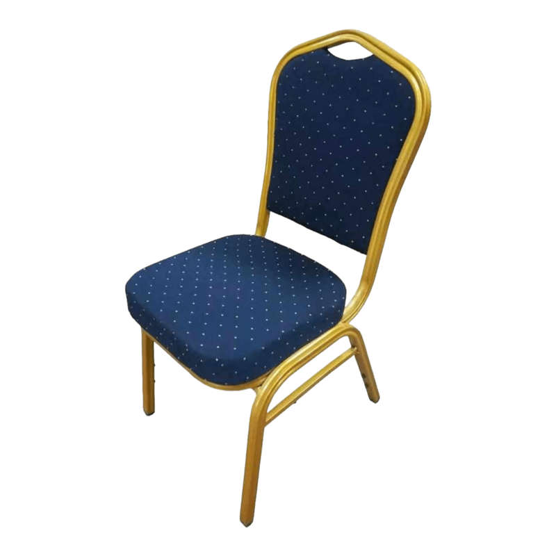 SMTE Quality Fabric Function / Hospitality Chair - Blue with keychain