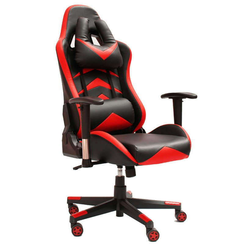 SMTE Professional Gaming Chair - 802 - Red, Black with keychain