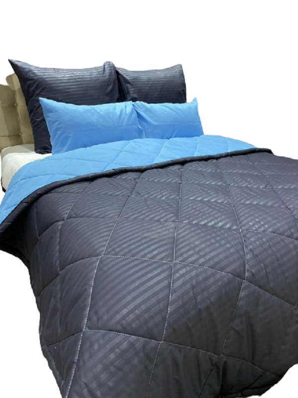 SMTE 5 Piece Reversible Comforter 08 - Queen with keychain