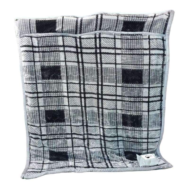 SMTE -2Ply High Quality Warm Winter Blanket & Complementary Tieback-Bl2P8 with keychain
