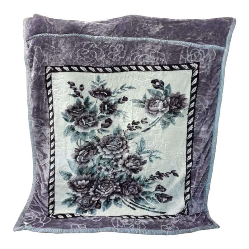 SMTE -2Ply High Quality Warm Winter Blanket & Complementary Tieback-Bl2P11 with keychain