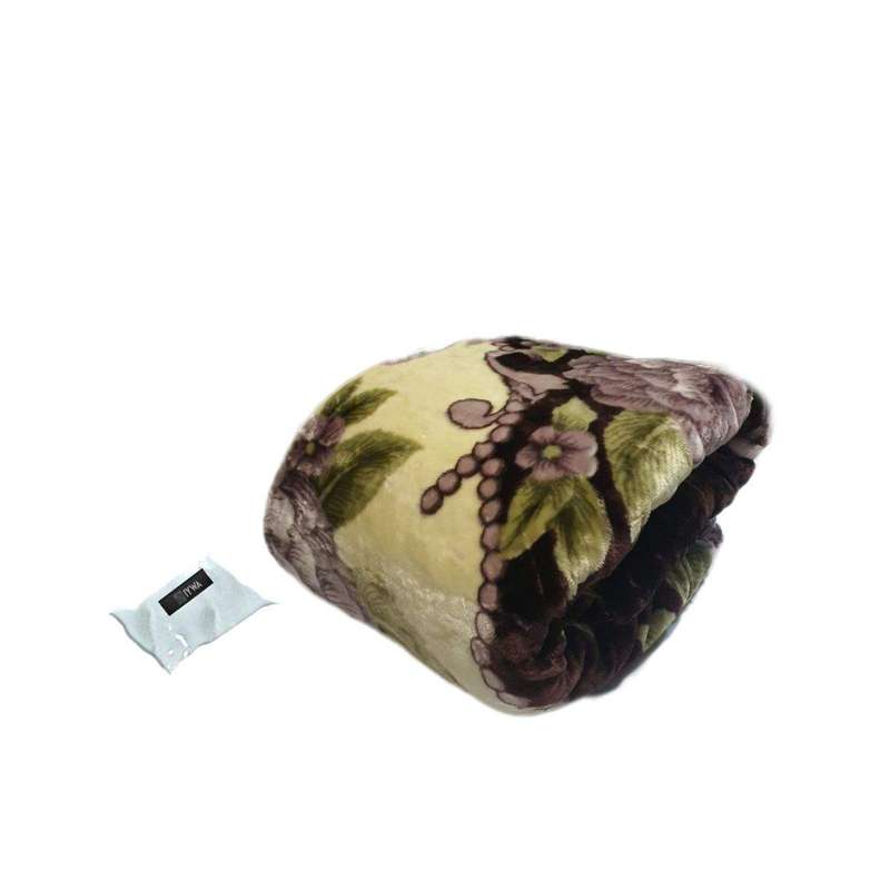 SMTE -2Ply High Quality Warm Winter Blanket & Complementary Tieback-Bl2P4 with keychain