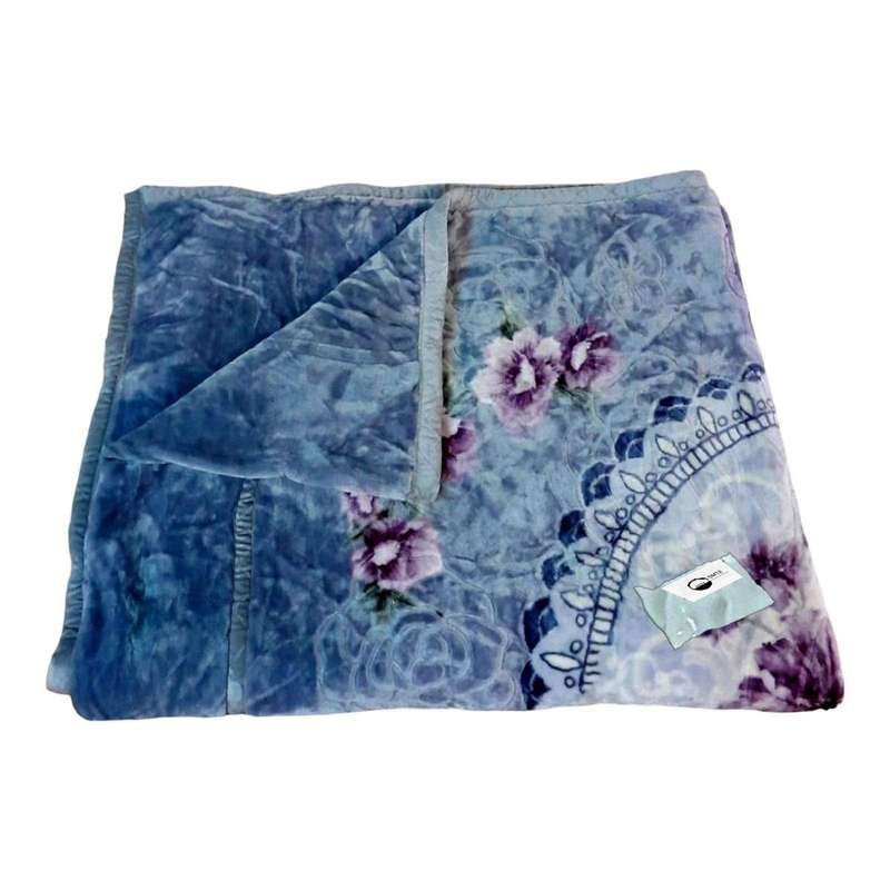 SMTE -2Ply High Quality Warm Winter Blanket & Complementary Tieback-Bl2P7 with keychain