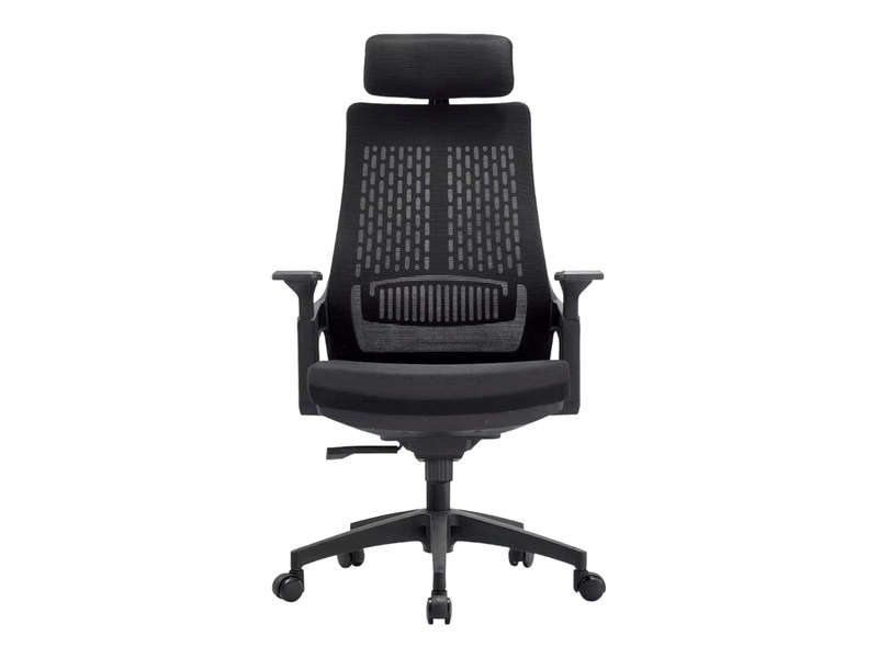SMTE- Mesh ergonomic Executive office chair-A2020- F21 - Black with keychain