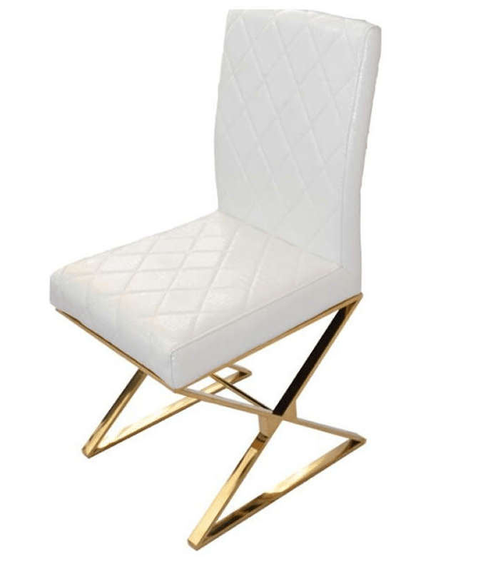 SMTE Gyasi Crocodile Pattern Dining Chair with keychain