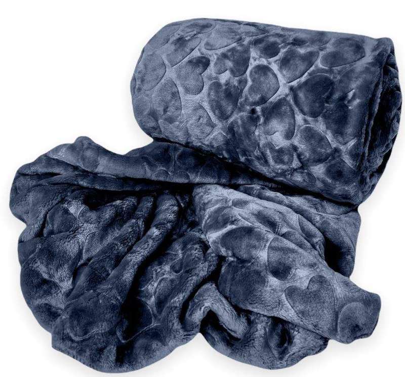 SMTE Warm Fleece Throw Blanket with keychain