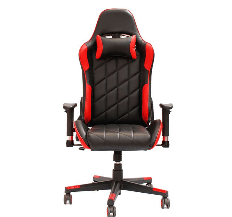 SMTE Ergonomic Swivel Gaming Chair with Headrest and Lumbar Support with keychain