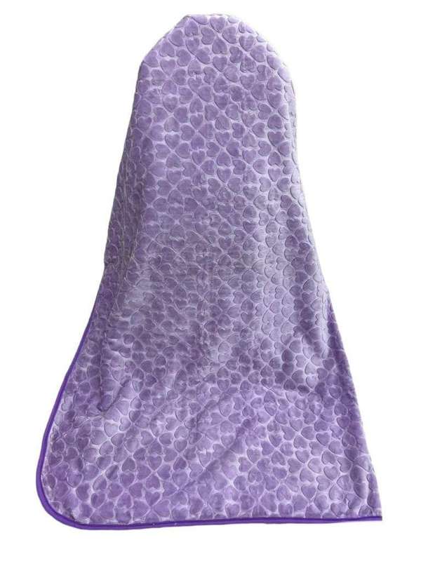 SMTE Mink Diamond Super Soft Blanket - 1 Piece - Light Purple with keychain