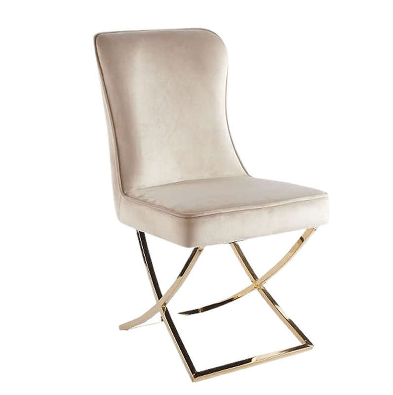 SMTE Chisisi Velvet Dining Chair With Ring with keychain