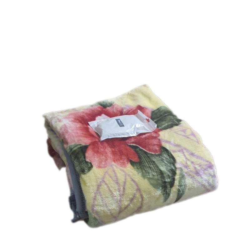 SMTE IYWA Super Soft Winter Blanket 2Ply & Tieback - Grey with keychain