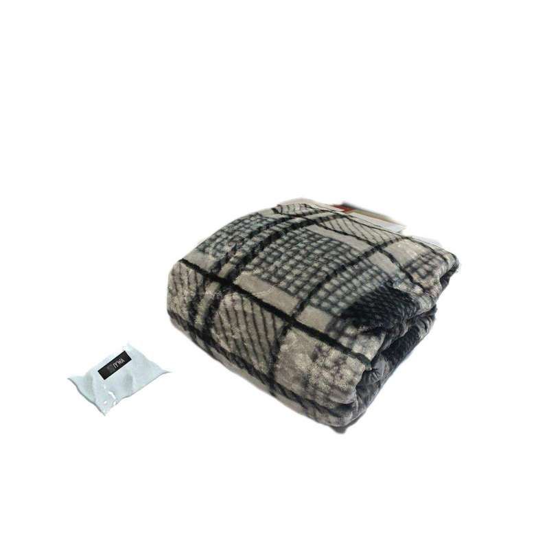 SMTE Extreme Warm Traditional Winter Blanket & IYWA Tieback - Grey with keychain