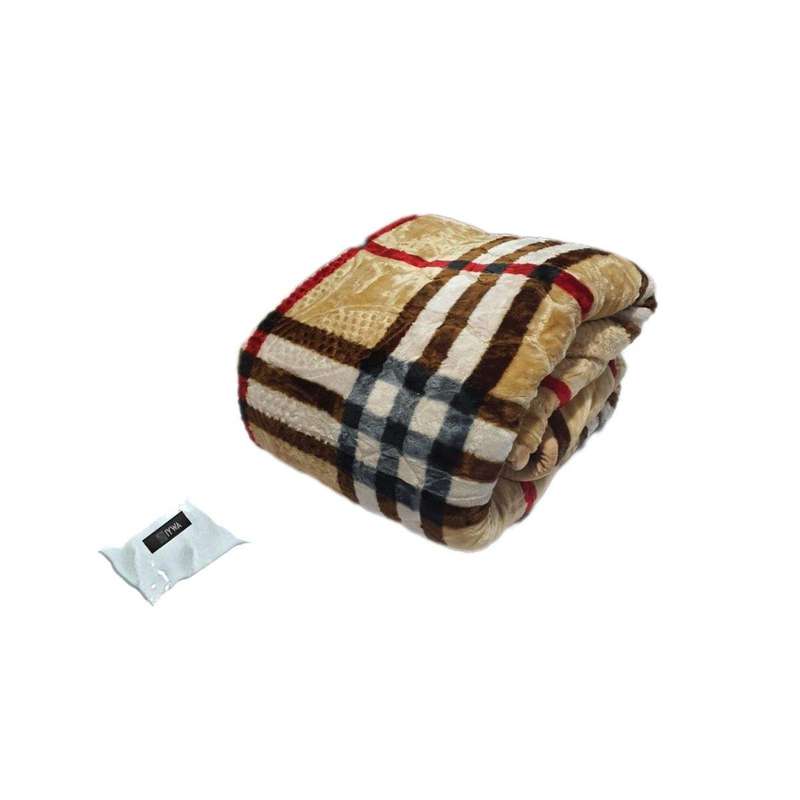 SMTE Extreme Warm Traditional Winter Blanket & IYWA Tieback - Yellow with keychain