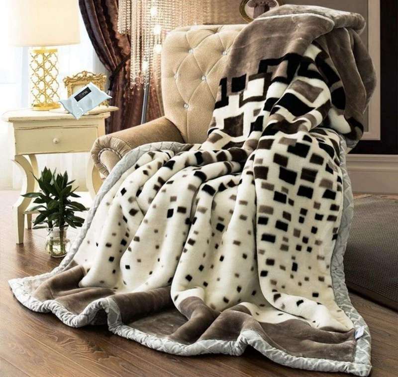SMTE High Quality Extreme Warm Winter Blanket - Pearl River with keychain