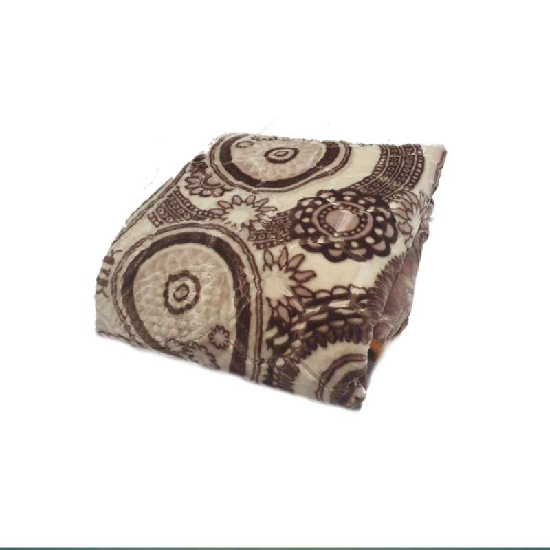 SMTE High Quality 1 Ply Extreme Warm Winter Blanket & IYWA Tieback - Coffee with keychain