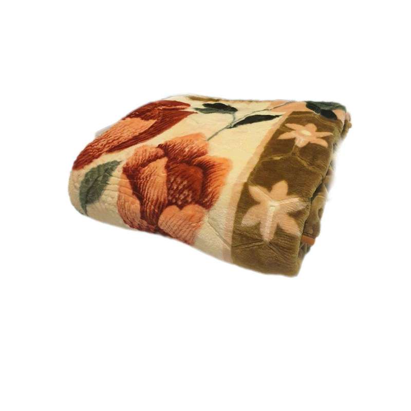 SMTE High Quality 1 Ply Extreme Warm Winter Blanket & IYWA Tieback - Green with keychain