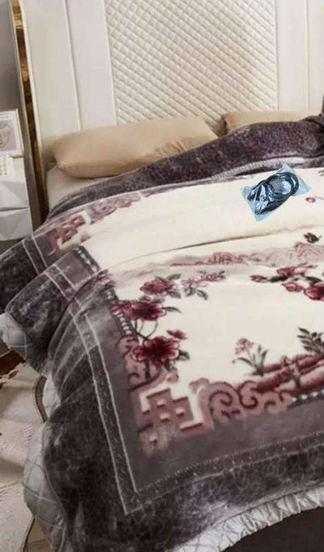 SMTE Highly Comfy Extreme Warm Winter Blanket & IYWA Tieback - Grey with keychain