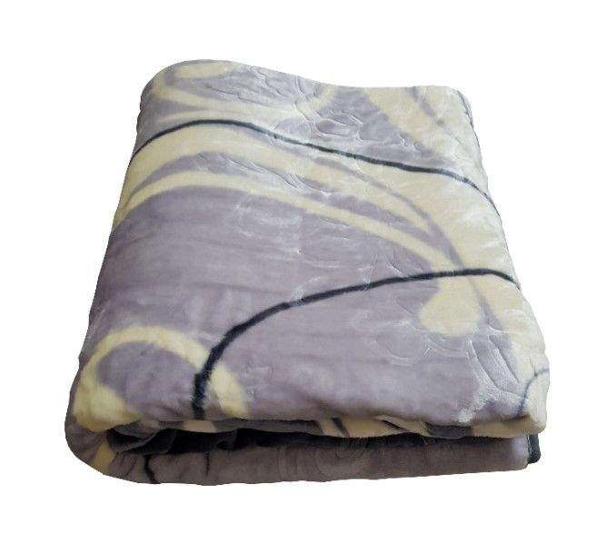 SMTE Blanket Fleece - Queen - Grey with keychain