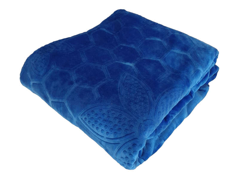 SMTE- Premium Elite Luxury Winter Blanket - Blue with keychain