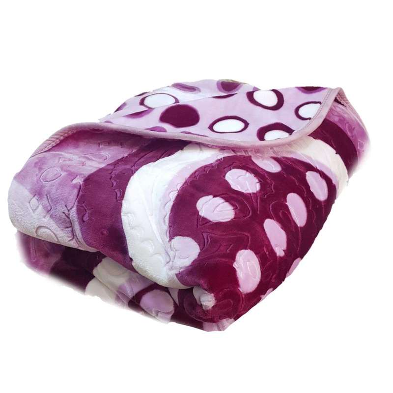 SMTE Primium Elite Luxury Winter Blanket - Violet with keychain