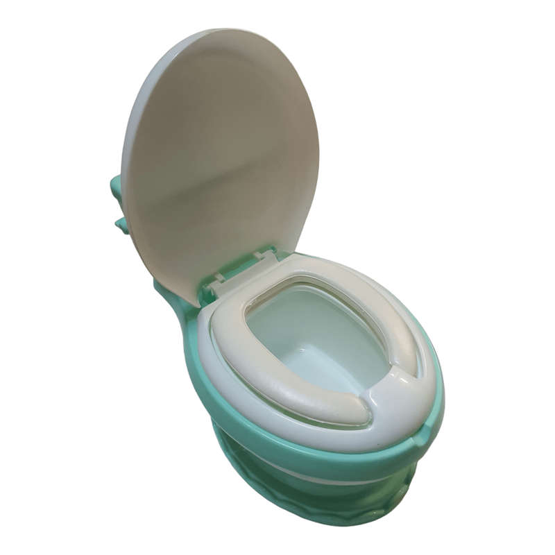 SMTE - Baby Training Toilet Potty Trainer Chair - KTD4 Green with keychain