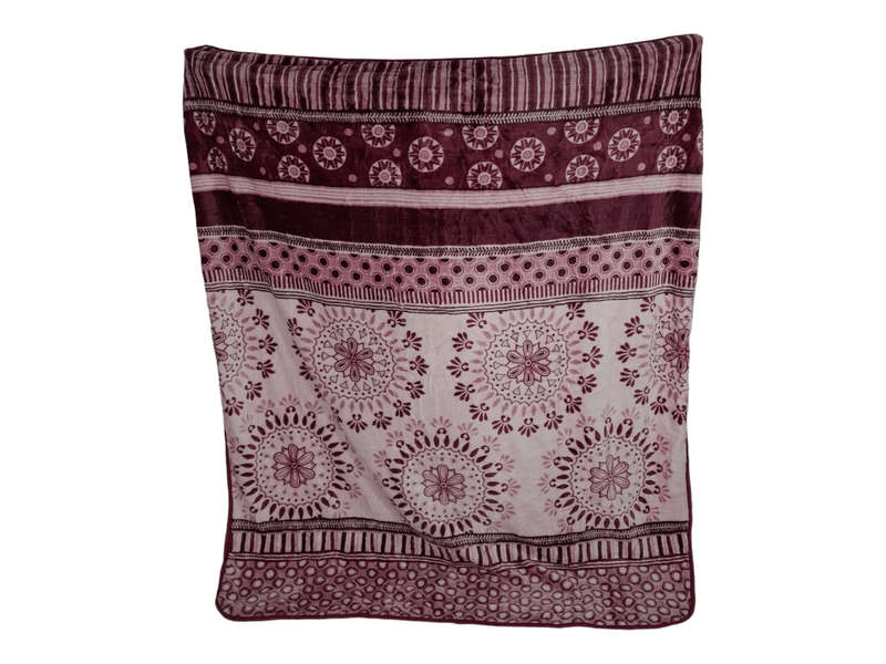 SMTE Double Size IYWA Blanket - One-Ply - Warm and Comfy - Pink- 1.5kg - W1 with keychain