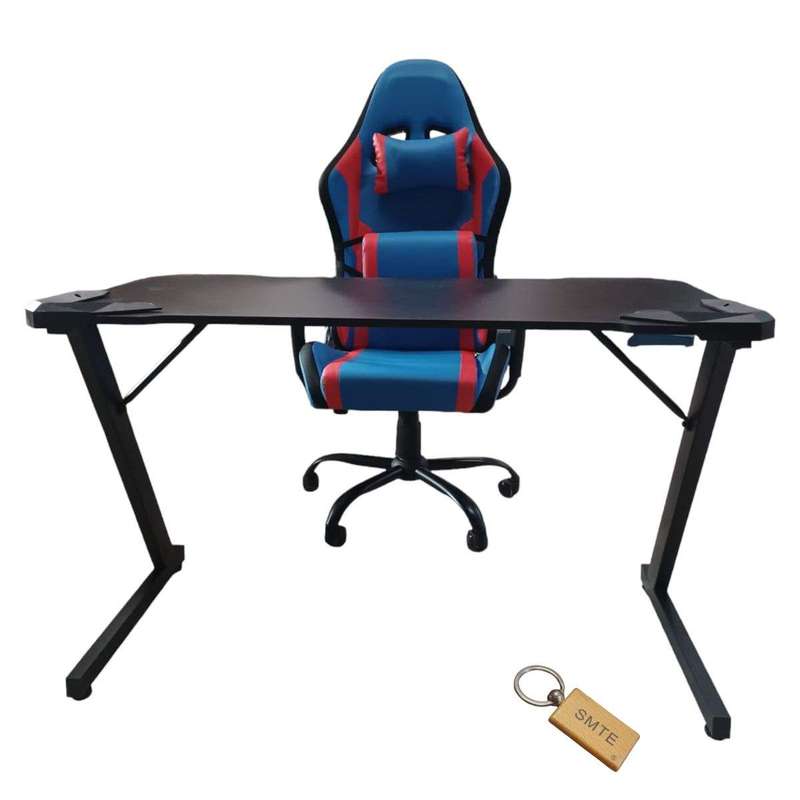Smte-Ultimate Gaming Station: Chair & Desk Combo with keychain
