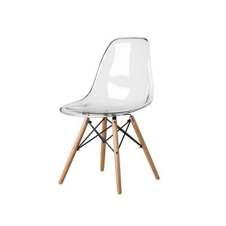 SMTE Zedo Patio Chair - Transparent with keychain