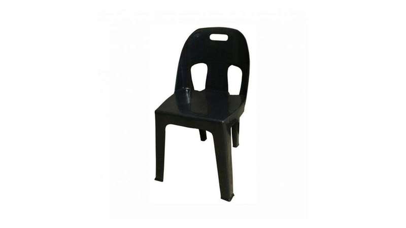 SMTE Totai - Party Plastic Chair - Black with keychain