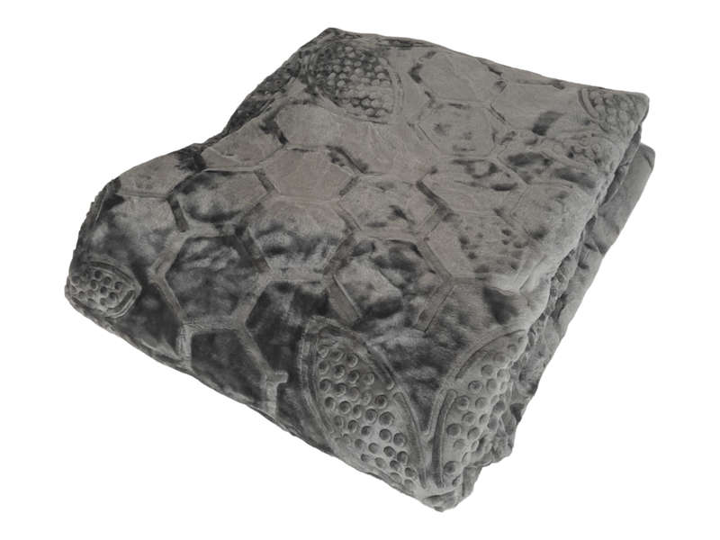 SMTE- Premium Elite Luxury Winter Blanket- Silver with keychain